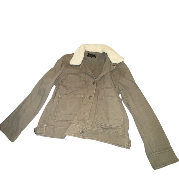 Lucky Brand with Faux Shearling Collar Y2K Inspired - Picture 3 of 6